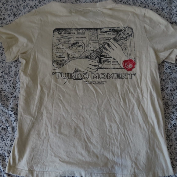 Limited edition The Tubbo Moment Ivory T-shirt Tubboat 2021 Mens M Rare HTF - Picture 4 of 7